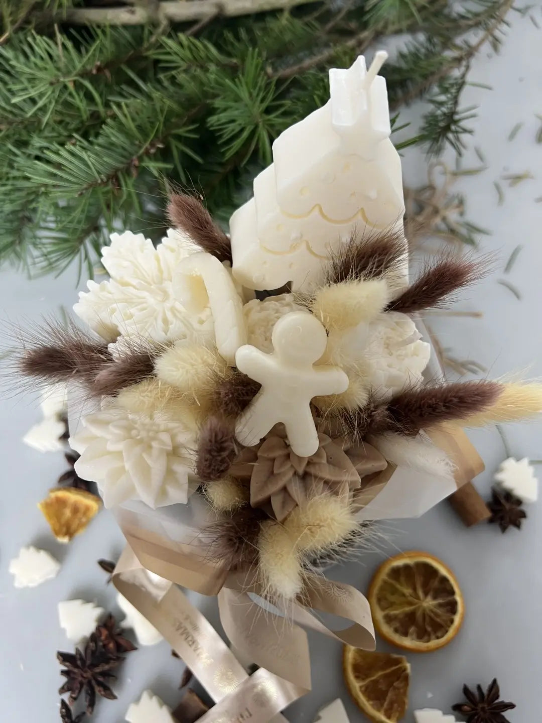 Świąteczny candle box midi