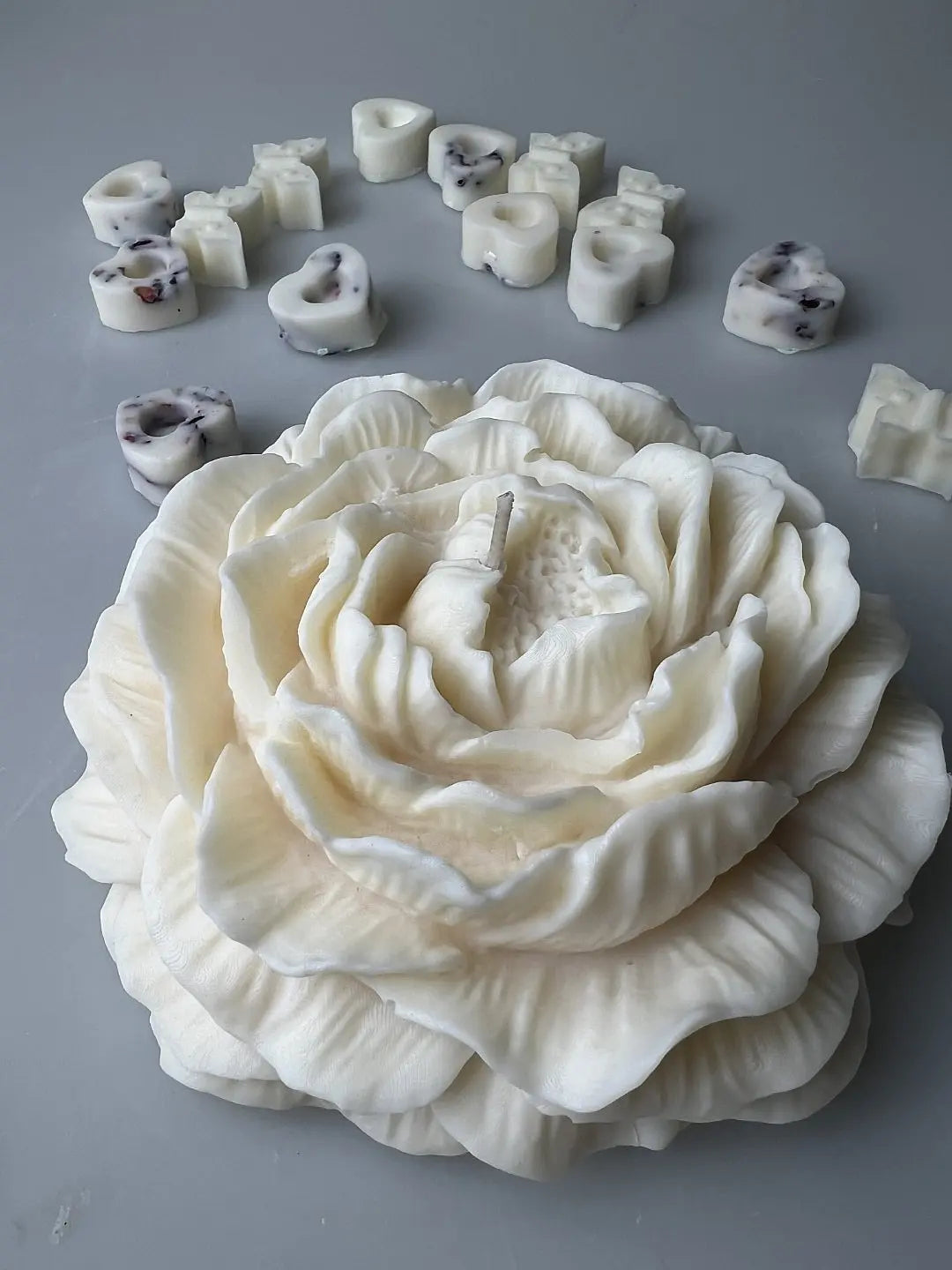 Świeca sojowa wielka piwonia rozmiar XL