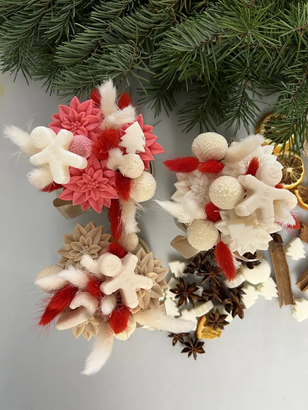 Świąteczny candle box mini