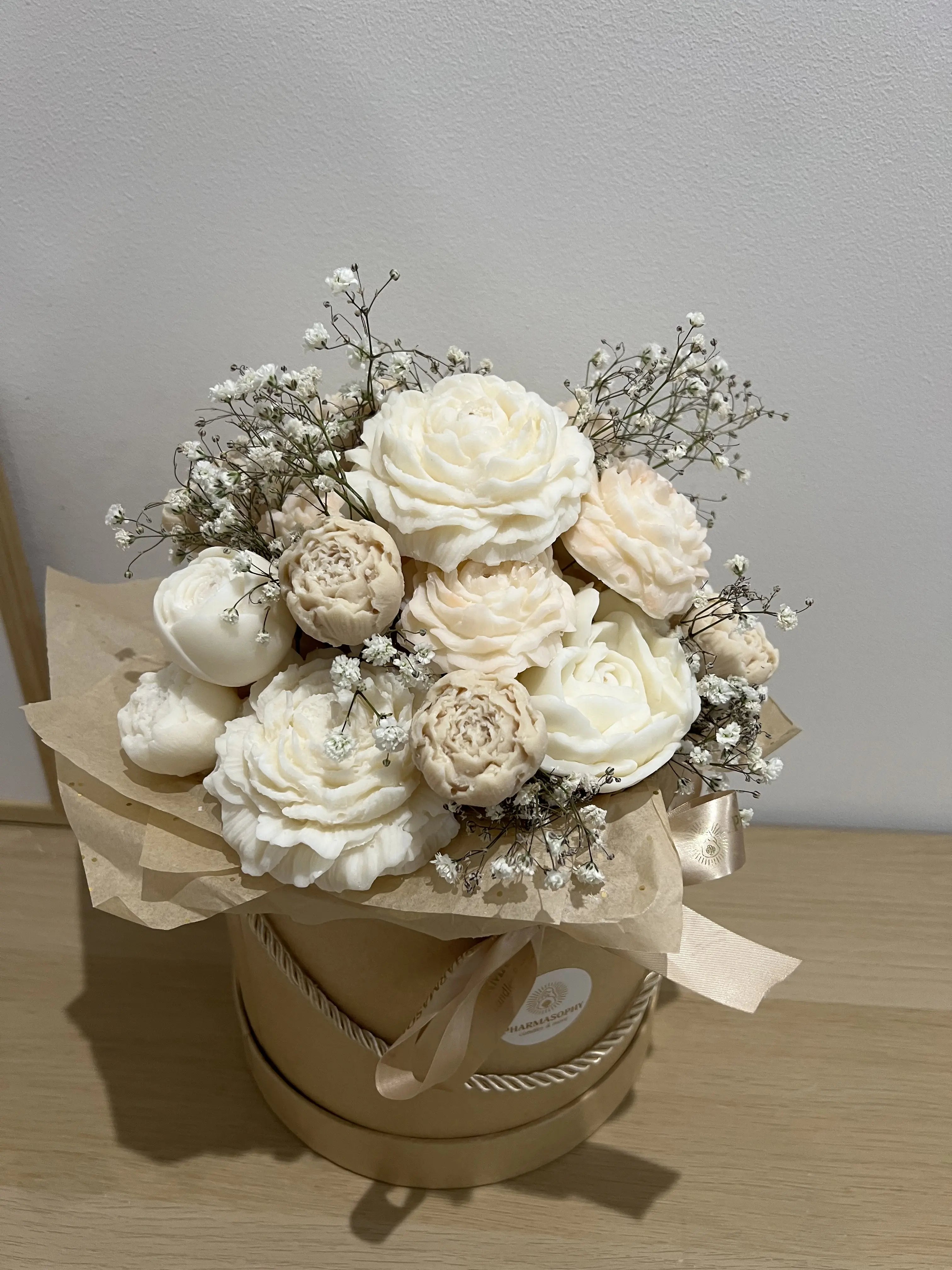 Candle box z gipsówką