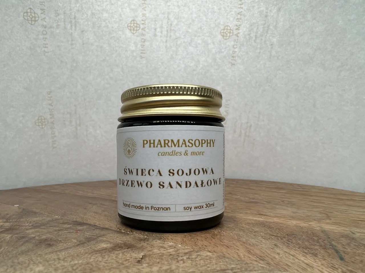 Świeca sojowa w aptecznym słoiku o pojemności 30ml