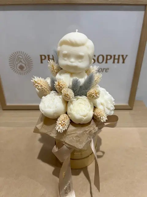 Candle flower box dla Dziadka mini